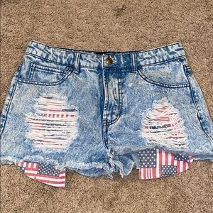 Jean shorts